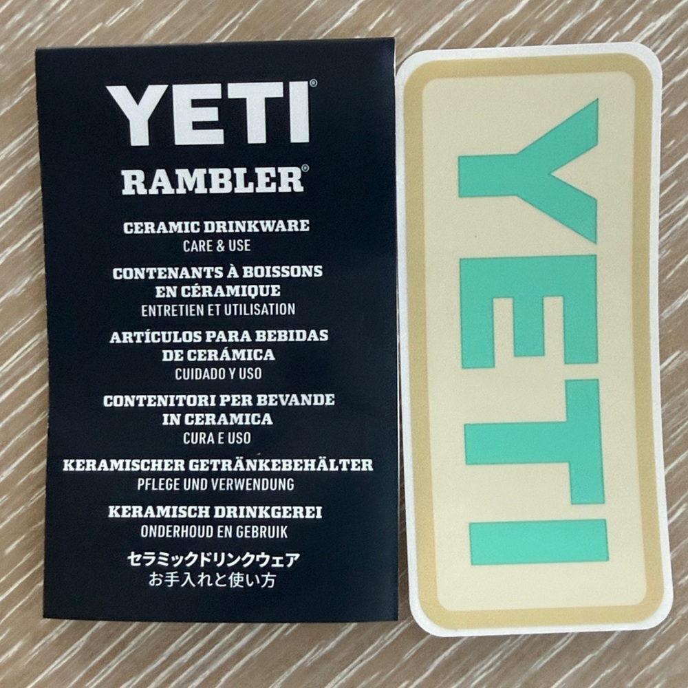 YETI Rambler 14 oz Stackable Mug Moon Dust Textured STACKABLE MUG CERAMIC LINING - Picture 13 of 16